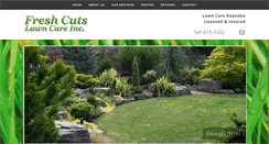 Desktop Screenshot of freshcutslawncare.com